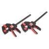 EHK Series 6 in. 100 lbs. Capacity Trigger Clamp Set with 2-3/8 in. Throat Depth (2-Piece) by BESSEY