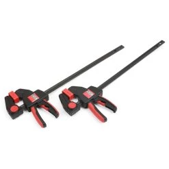 EHK Series 12 in. 100 lbs. Capacity Trigger Clamp Set with 2-3/8 in. Throat Depth (2-Piece) by BESSEY