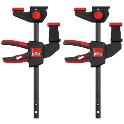 6 in. Tracksaw Clamp with 2-3.8 in. Throat Depth (2-Pack) by BESSEY