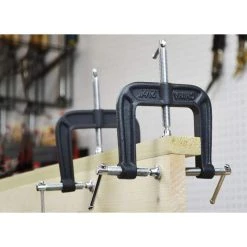 2-1/2 in. Capacity 3-Spindle Drop Forged Edge Clamp with 2-1/2 in. Throat Depth by BESSEY 9 2-1/2 in. Capacity 3-Spindle Drop Forged Edge Clamp with 2-1/2 in. Throat Depth by BESSEY -Bessey Sales bessey clamps b ec3 31 1000