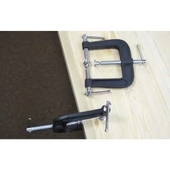 2-1/2 in. Capacity 3-Spindle Drop Forged Edge Clamp with 2-1/2 in. Throat Depth by BESSEY 7 2-1/2 in. Capacity 3-Spindle Drop Forged Edge Clamp with 2-1/2 in. Throat Depth by BESSEY -Bessey Sales bessey clamps b ec3 a0 1000