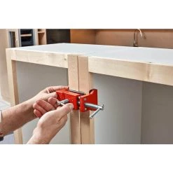 4 in Capacity Cabinetry Clamp for Aligning Face Framed Box Cabinets with 1-1/4 in. Throat Depth by BESSEY -Bessey Sales bessey clamps bes8511 a0 1000
