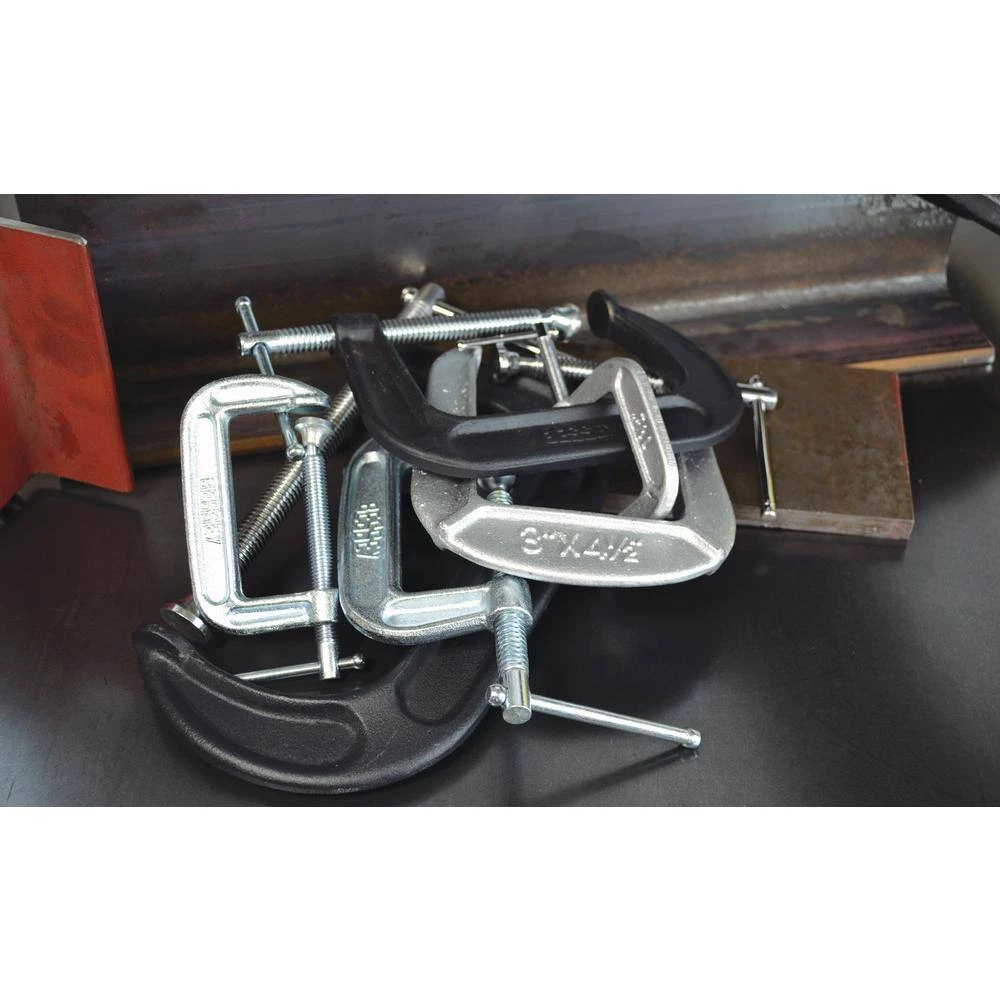 CM Series 3 in. Capacity Drop Forged C-Clamp with 1-3/4 in. Throat Depth by BESSEY 7 CM Series 3 in. Capacity Drop Forged C-Clamp with 1-3/4 in. Throat Depth by BESSEY - Image 7