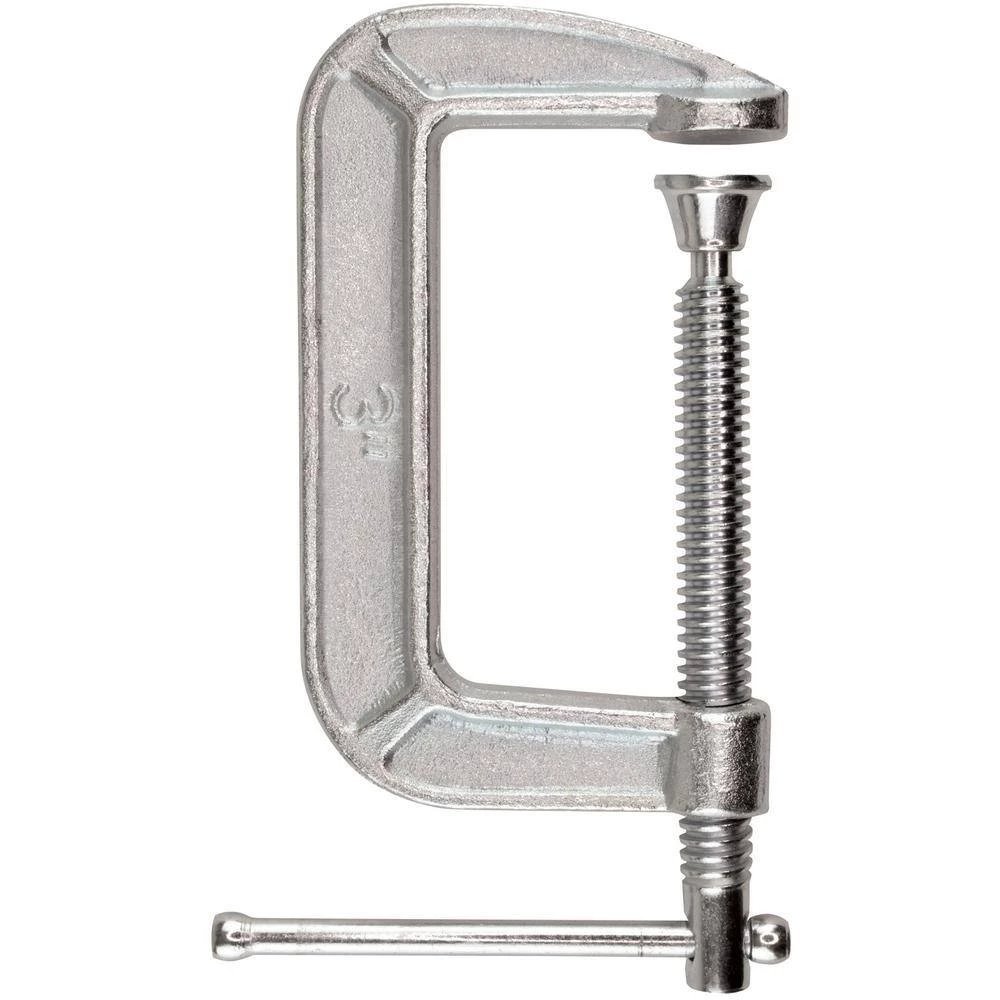 CM Series 3 in. Capacity Drop Forged C-Clamp with 1-3/4 in. Throat Depth by BESSEY 2 CM Series 3 in. Capacity Drop Forged C-Clamp with 1-3/4 in. Throat Depth by BESSEY - Image 2