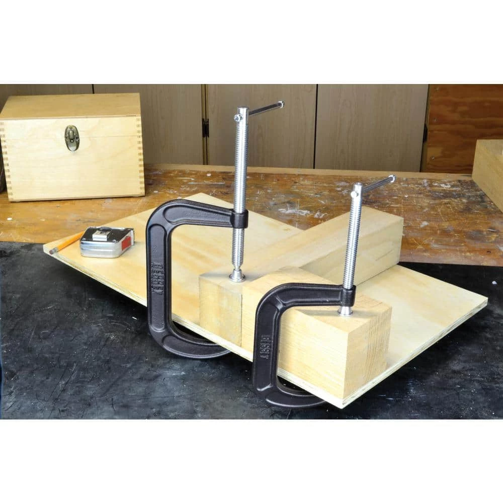 CM Series 4 in. Capacity Drop Forged C-Clamp with 3-1/4 in. Throat Depth by BESSEY 6 CM Series 4 in. Capacity Drop Forged C-Clamp with 3-1/4 in. Throat Depth by BESSEY - Image 6