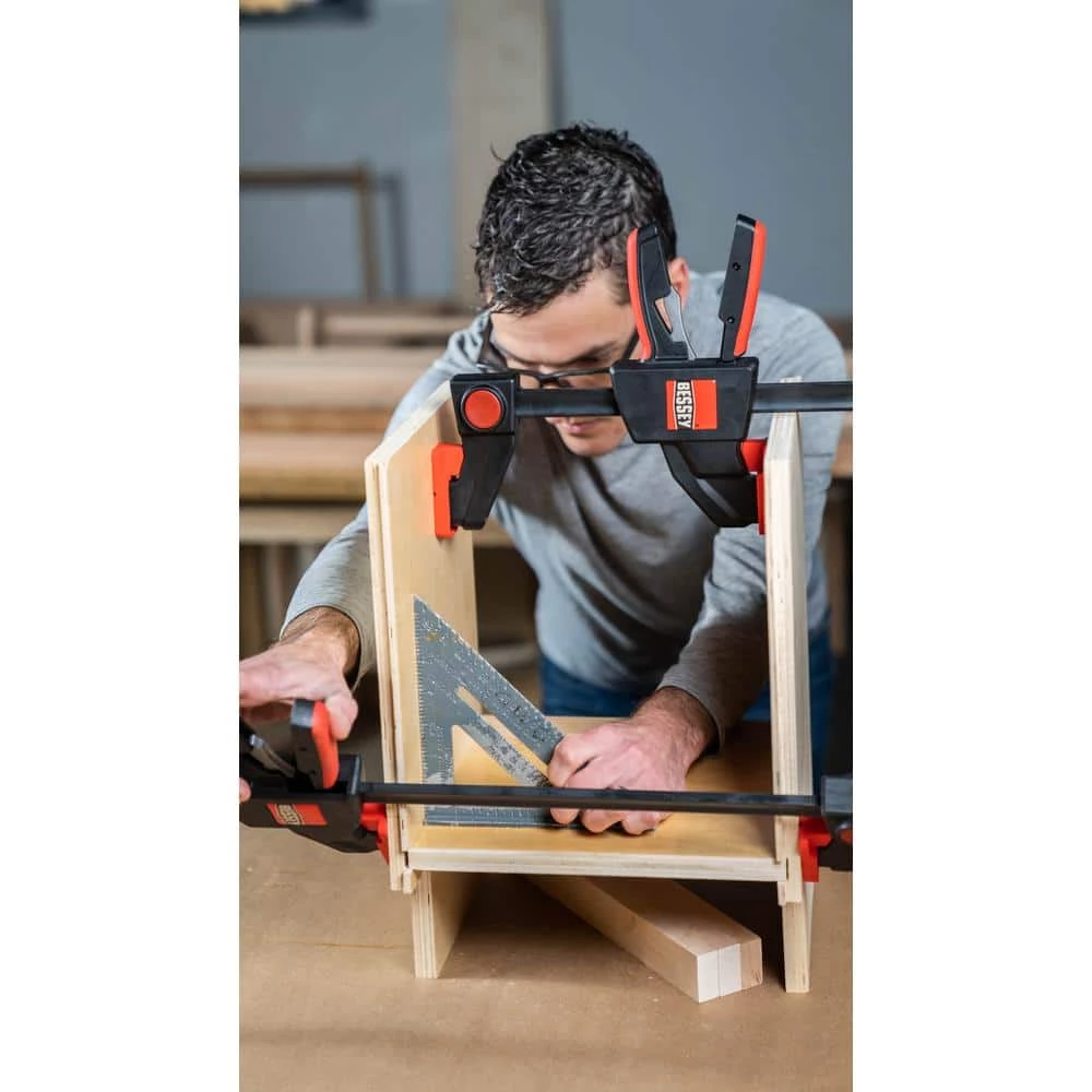 EHK Series 6 in. 300 lbs. Capacity Large Trigger Clamp with 3-1/8 in. Throat Depth by BESSEY 2 EHK Series 6 in. 300 lbs. Capacity Large Trigger Clamp with 3-1/8 in. Throat Depth by BESSEY - Image 2