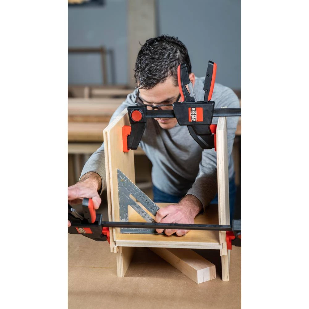 EHK Series 36 in. 300 lbs. Capacity Large Trigger Clamp with 3-1/8 in. Throat Depth by BESSEY 3 EHK Series 36 in. 300 lbs. Capacity Large Trigger Clamp with 3-1/8 in. Throat Depth by BESSEY - Image 3