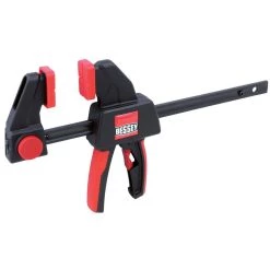 EHK Series 12 in. 100 lbs. Capacity Medium Trigger Clamp with 2-3/8 in. Throat Depth by BESSEY 12 EHK Series 12 in. 100 lbs. Capacity Medium Trigger Clamp with 2-3/8 in. Throat Depth by BESSEY -Bessey Sales bessey clamps ehkm12 1f 1000