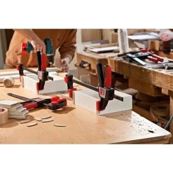 EZS 18 in. Capacity 1-Hand Trigger Clamp with 3-1/2 in. Throat Depth by BESSEY -Bessey Sales bessey clamps ezs45 8 c3 1000