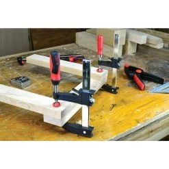 Clutch Style 6 in. Capacity Bar Clamp with Composite Plastic Handle and 3-1/2 in. Throat Depth by BESSEY 10 Clutch Style 6 in. Capacity Bar Clamp with Composite Plastic Handle and 3-1/2 in. Throat Depth by BESSEY -Bessey Sales bessey clamps gscc3 506 2k a0 1000