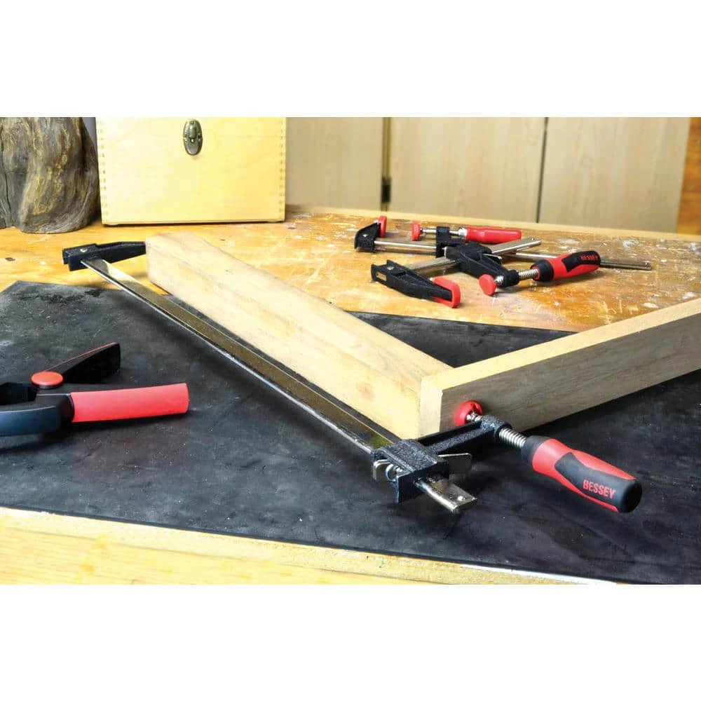 Clutch Style 12 in. Capacity Bar Clamp with Composite Plastic Handle and 3-1/2 in. Throat Depth by BESSEY 3 Clutch Style 12 in. Capacity Bar Clamp with Composite Plastic Handle and 3-1/2 in. Throat Depth by BESSEY - Image 3
