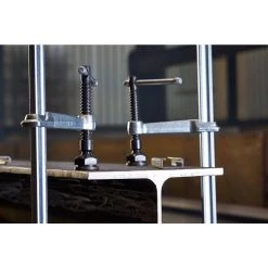 ClassiX International 12 in. Capacity All Steel Clamp with Heavy Duty Pad and 4-3/4 in. Throat Depth by BESSEY -Bessey Sales bessey clamps gsl30 40 1000