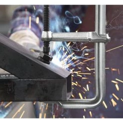 ClassiX International 12 in. Capacity All Steel Clamp with Heavy Duty Pad 5-1/2 in. Throat Depth by BESSEY -Bessey Sales bessey clamps gsm30 c3 1000