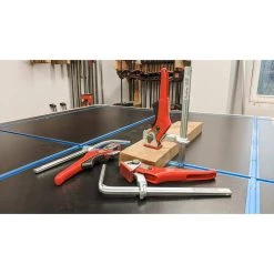 6 in. Capacity Track Saw and Table Clamp with Lever Handle and 2-5/16 in. Throat Depth by BESSEY -Bessey Sales bessey clamps gtr16s6h 40 1000
