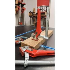 6 in. Capacity Track Saw and Table Clamp with Lever Handle and 2-5/16 in. Throat Depth by BESSEY -Bessey Sales bessey clamps gtr16s6h 77 1000