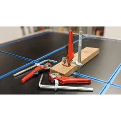 6 in. Capacity Track Saw and Table Clamp with Lever Handle and 2-5/16 in. Throat Depth by BESSEY -Bessey Sales bessey clamps gtr16s6h a0 1000