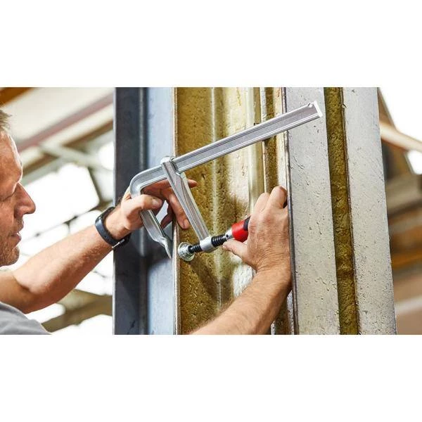 20 in. Capacity All-Steel Pivoting Handle Bar Clamp and 4-3/4 in. Throat Depth by BESSEY 6 20 in. Capacity All-Steel Pivoting Handle Bar Clamp and 4-3/4 in. Throat Depth by BESSEY - Image 6