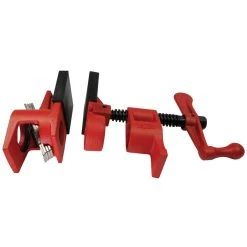 1/2 in. Capacity Pipe Clamp Fixture Set with 2 in. Throat Depth by BESSEY