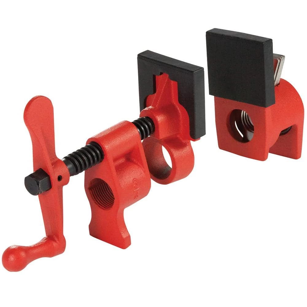 Clamp Fixture Set for 3/4 in. Black Pipe with 2-1/4 in. Throat Depth by BESSEY 1 Clamp Fixture Set for 3/4 in. Black Pipe with 2-1/4 in. Throat Depth by BESSEY