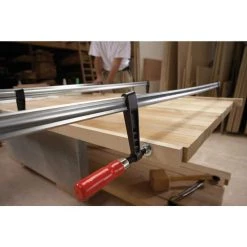 TG Series 24 in. Bar Clamp with Wood Handle and 4 in. Throat Depth by BESSEY -Bessey Sales bessey clamps tg4 024 44 1000