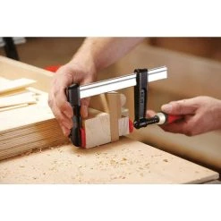 TG Series 12 in. Bar Clamp with Composite Plastic Handle and 5-1/2 in. Throat Depth by BESSEY -Bessey Sales bessey clamps tg5 512 2k 4f 1000