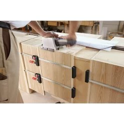 UniKlamp 6 in. Capacity Light Duty Case Clamp with 3-1/8 in. Throat Depth by BESSEY -Bessey Sales bessey clamps uk3 006 40 1000