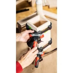 Strap Clamp with 90-Degree Corner Pieces 12 ft. Capacity by BESSEY 11 Strap Clamp with 90-Degree Corner Pieces 12 ft. Capacity by BESSEY -Bessey Sales bessey clamps vas400 66 1000