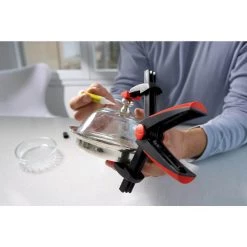 Vario-Clippix 4 in. Capacity Variable Jaw Spring Clamp with Composite Plastic Handle and 2 in. Throat Depth by BESSEY -Bessey Sales bessey clamps xv5 100 1f 1000