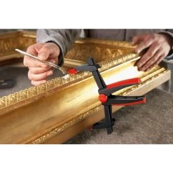 Vario-Clippix 4 in. Capacity Variable Jaw Spring Clamp with Composite Plastic Handle and 2 in. Throat Depth by BESSEY -Bessey Sales bessey clamps xv5 100 4f 1000