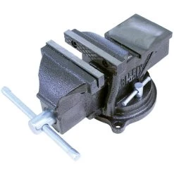 4 in. Heavy-Duty Bench Vise with Swivel Base by BESSEY