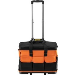 20 in. Rolling Tool Bag 198 lbs. Load Capacity 17-Pockets Bag Oxford Fabric Material with Telescoping Handle by VEVOR