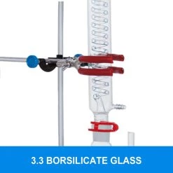 2.11 Qt. Lab Glassware Distillation Kit 24/40 Joints Oil Distiller Electronic Heating Stove for Research Centers by VEVOR -Bessey Sales clear vevor multi tools syzlsbjytl2l00001v1 1f 1000