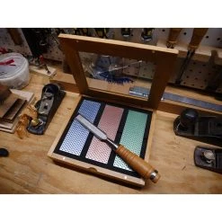 Diamond Whetstone Models Sharpening Stone for Knives, Chisels in Bamboo Box by DMT -Bessey Sales dmt sharpening stones 20062 fa 1000