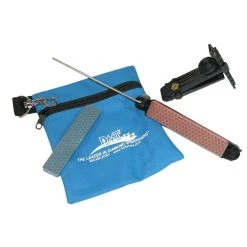 Aligner Quick Edge Handheld Sharpener Kit, Two 4 in. Stones F,C with Pouch by DMT