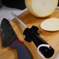 12 in. Ceramic Steel Handheld Sharpener by DMT -Bessey Sales dmt sharpening stones cs2 fa 1000