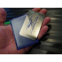 3 in. Dia-Sharp Sharpener, Credit Card Sized- Extra-Fine, Fine and Coarse Diamond Handheld Sharpener by DMT -Bessey Sales dmt sharpening stones d3efc 44 1000