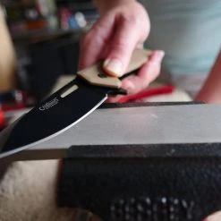 6 in. Double Sided Dia-Sharp Bench Stone with Extra Fine and Fine Diamond, Precision Flat Sharpener by DMT -Bessey Sales dmt sharpening stones d6ef 1f 1000