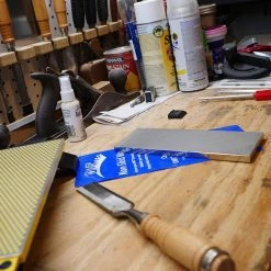 8 in. Dia-Sharp MDiamond Bench Stone Extra-Coarse Handheld Sharpener by DMT -Bessey Sales dmt sharpening stones d8x 4f 1000