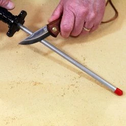 10 in. Diamond Steel Fine Handheld Sharpener by DMT -Bessey Sales dmt sharpening stones ds0f 1f 1000