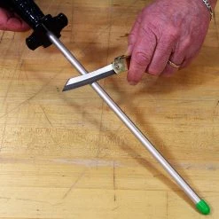 12 in. Diamond Steel Extra-Fine Handheld Sharpener by DMT -Bessey Sales dmt sharpening stones ds2e 1f 1000