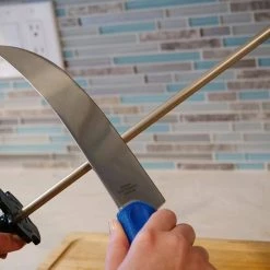 12 in. Diamond Steel Fine Handheld Sharpener by DMT -Bessey Sales dmt sharpening stones ds2f 44 1000