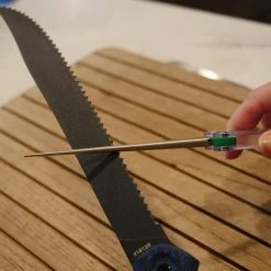 9.5 in. Diafold Serrated Knife Sharpener Extra-Fine Handheld Sharpener by DMT -Bessey Sales dmt sharpening stones fske 1f 1000