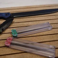 9.5 in. Diafold Serrated Knife Sharpener Extra-Fine Handheld Sharpener by DMT -Bessey Sales dmt sharpening stones fske 4f 1000