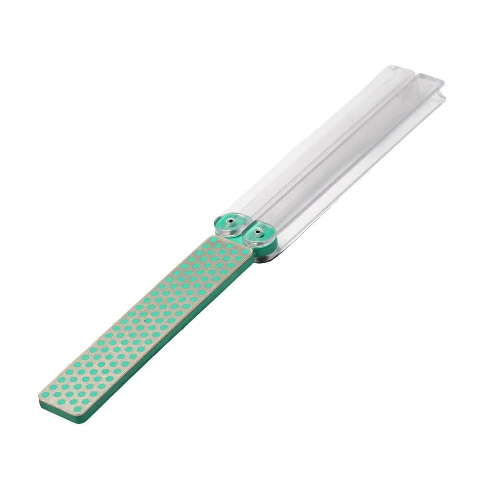 9.5 in. Single Sided Extra-Fine Diafold Sharpener by DMT 1 9.5 in. Single Sided Extra-Fine Diafold Sharpener by DMT