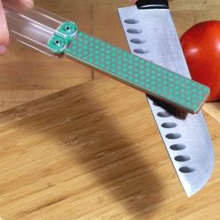 Double Sided Diafold Sharpener with Extra-Fine and Fine Diamond Sharpening Surface by DMT -Bessey Sales dmt sharpening stones fwef 44 1000