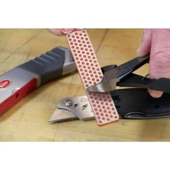 Single Sided Diafold Sharpener with Fine Diamond Sharpening Surface by DMT -Bessey Sales dmt sharpening stones fwf 44 1000