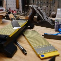 10 in. DuoSharp Bench Stone Coarse / Extra-Coarse by DMT 8 10 in. DuoSharp Bench Stone Coarse / Extra-Coarse by DMT -Bessey Sales dmt sharpening stones w250cxnb 1f 1000