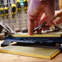 10 in. Extra-Fine/Fine DuoSharp Bench Stone with Base by DMT -Bessey Sales dmt sharpening stones w250ef wb 44 1000