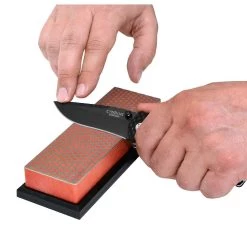 6 in. Diamond Whetstone Sharpener in Plastic Case with Fine Diamond Sharpening Surface by DMT -Bessey Sales dmt sharpening stones w6fp 1f 1000