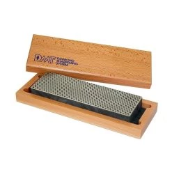 8 in. Diamond Whetstone Sharpener, Extra-Coarse Handheld Sharpener with Hardwood Box by DMT